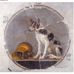 ציור של כלב