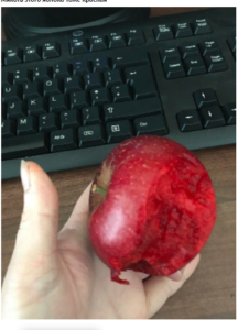 תפוח ביד